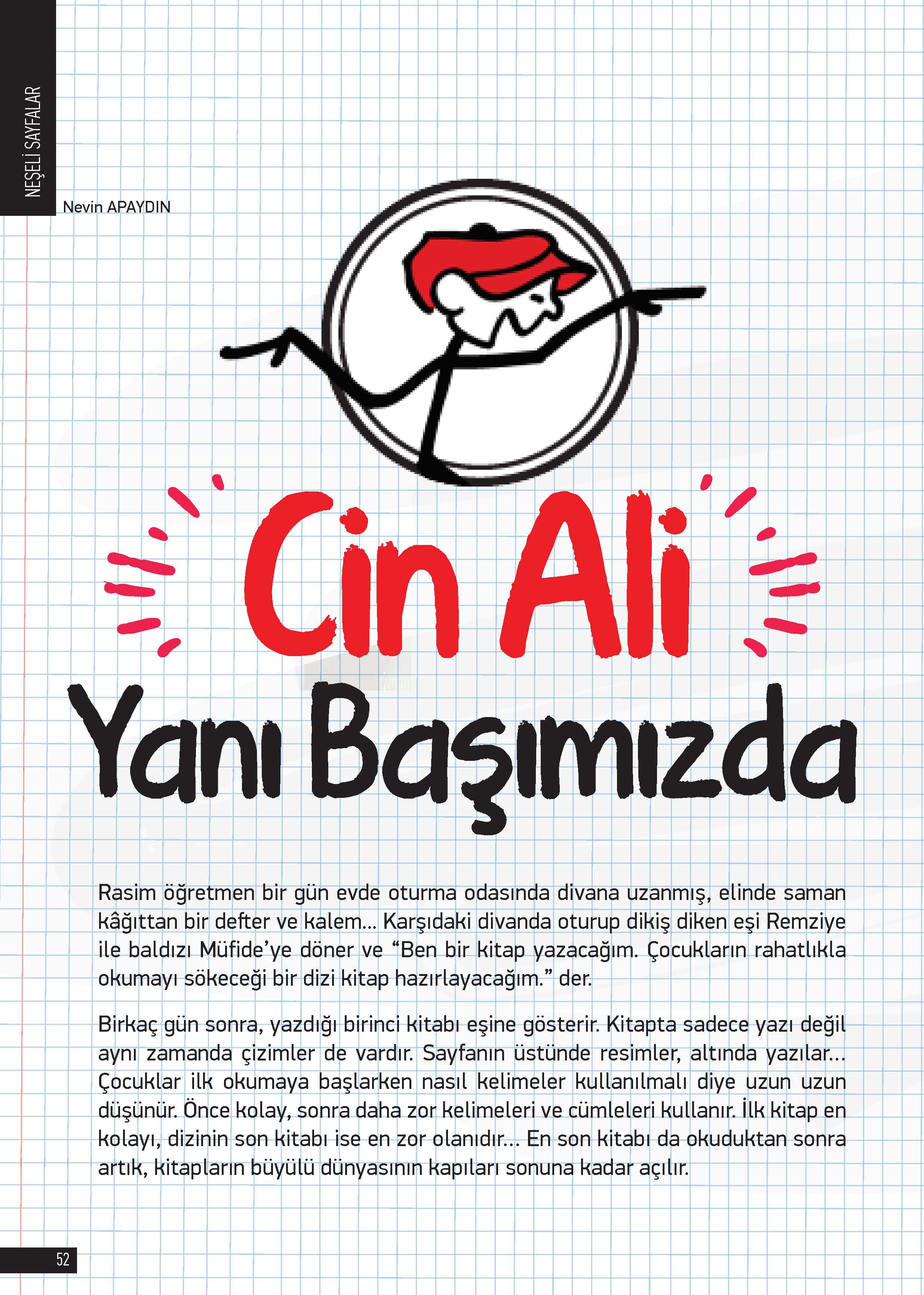 Cin Ali Yanı Başımızda- TED Meşale Dergisi