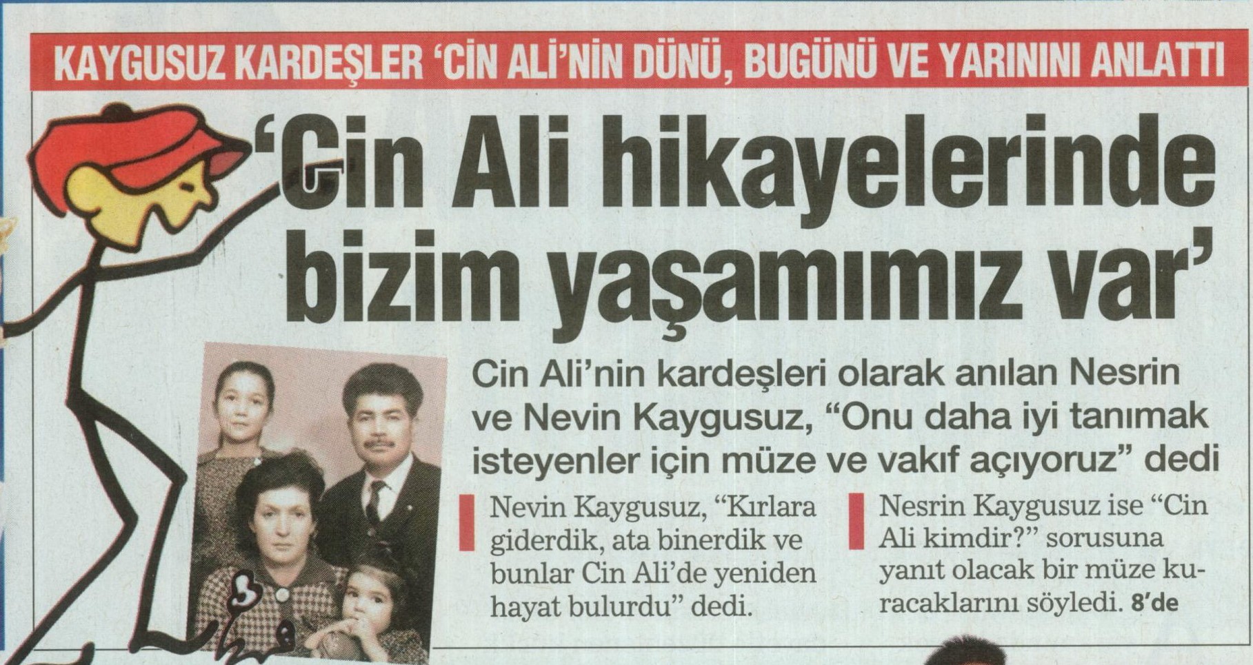 Cin Ali Müzesi Geliyor- Habertürk Ankara Eki