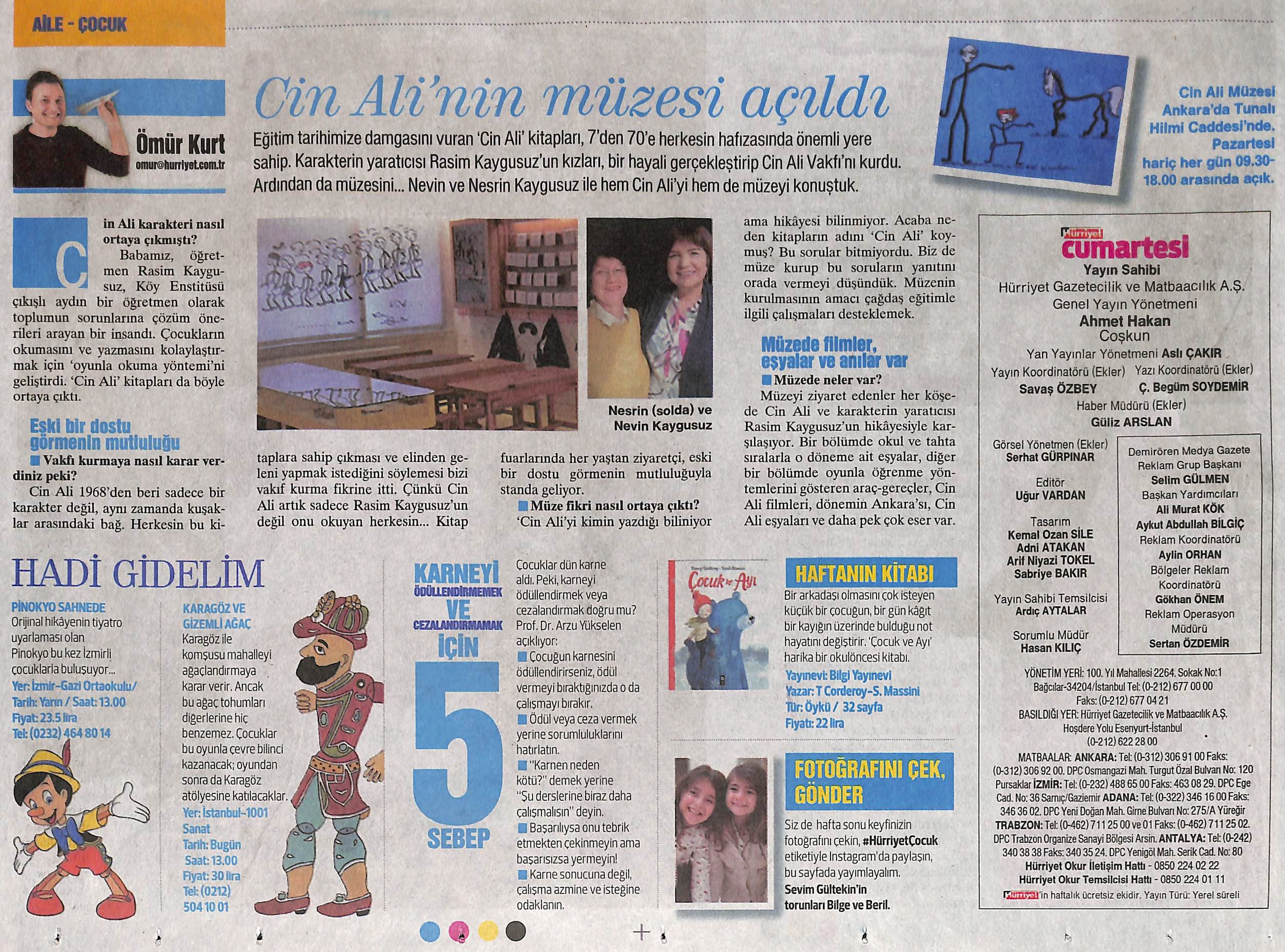 Cin Ali'nin Müzesi Açıldı- Hürriyet Gazetesi