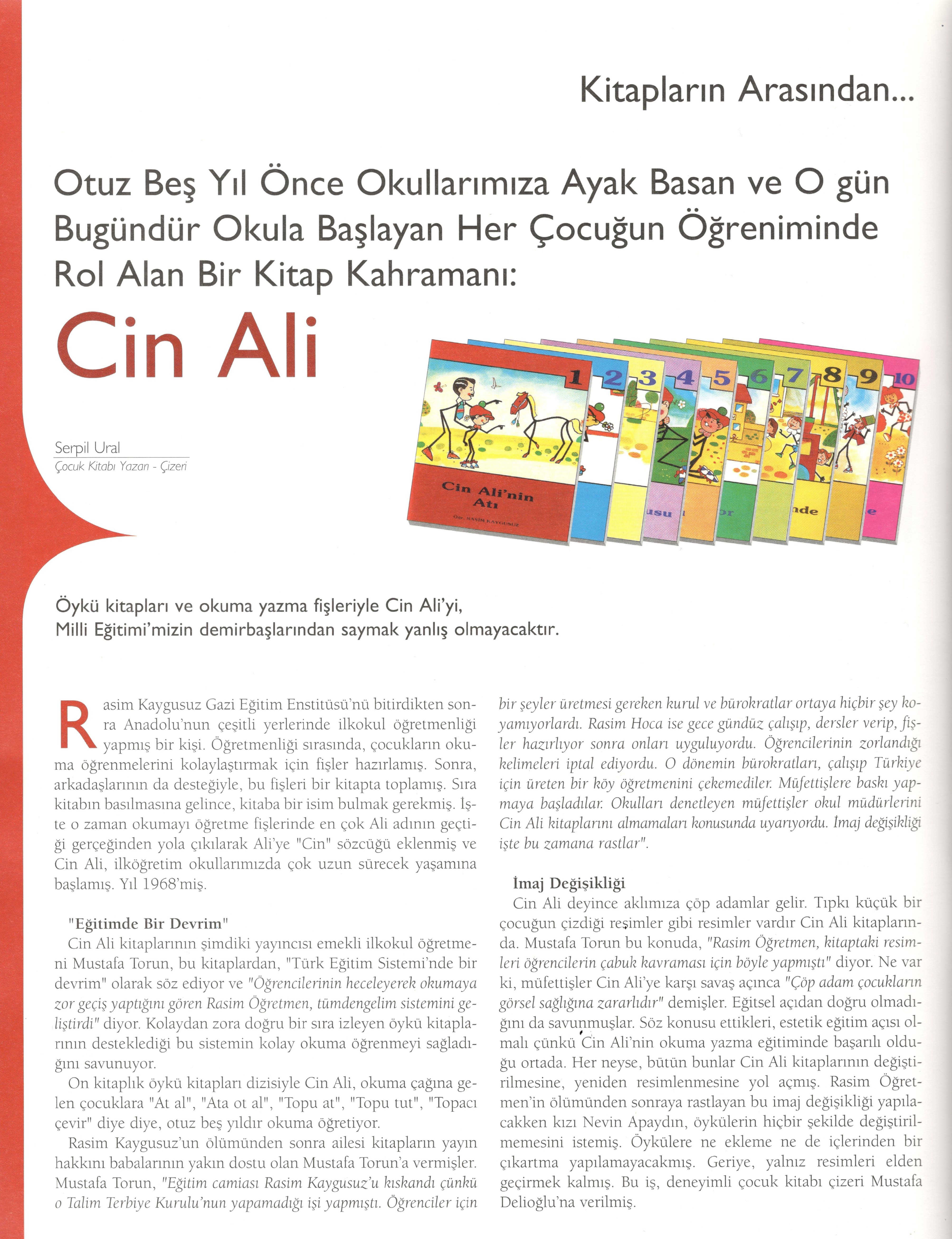 Cin Ali- Çoluk-Çocuk Dergisi