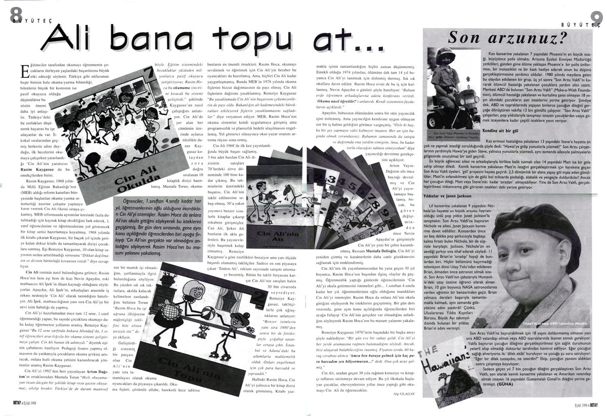 Ali Bana Topu At...- Detay Dergisi