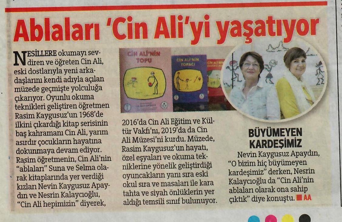 Ablaları, Cin Ali'yi Yaşatıyor- Hürriyet Gazetesi