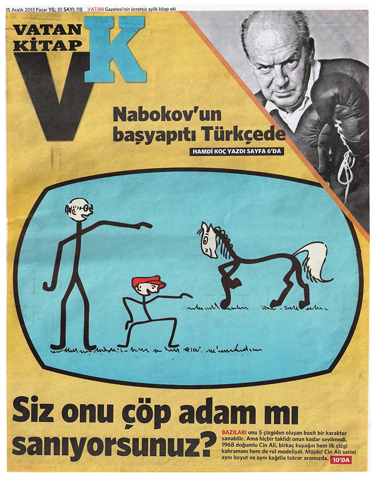 Kasketli, Çizgi Arkadaşımız Cin Ali Geri Döndü- Vatan Gazetesi Kitap Eki