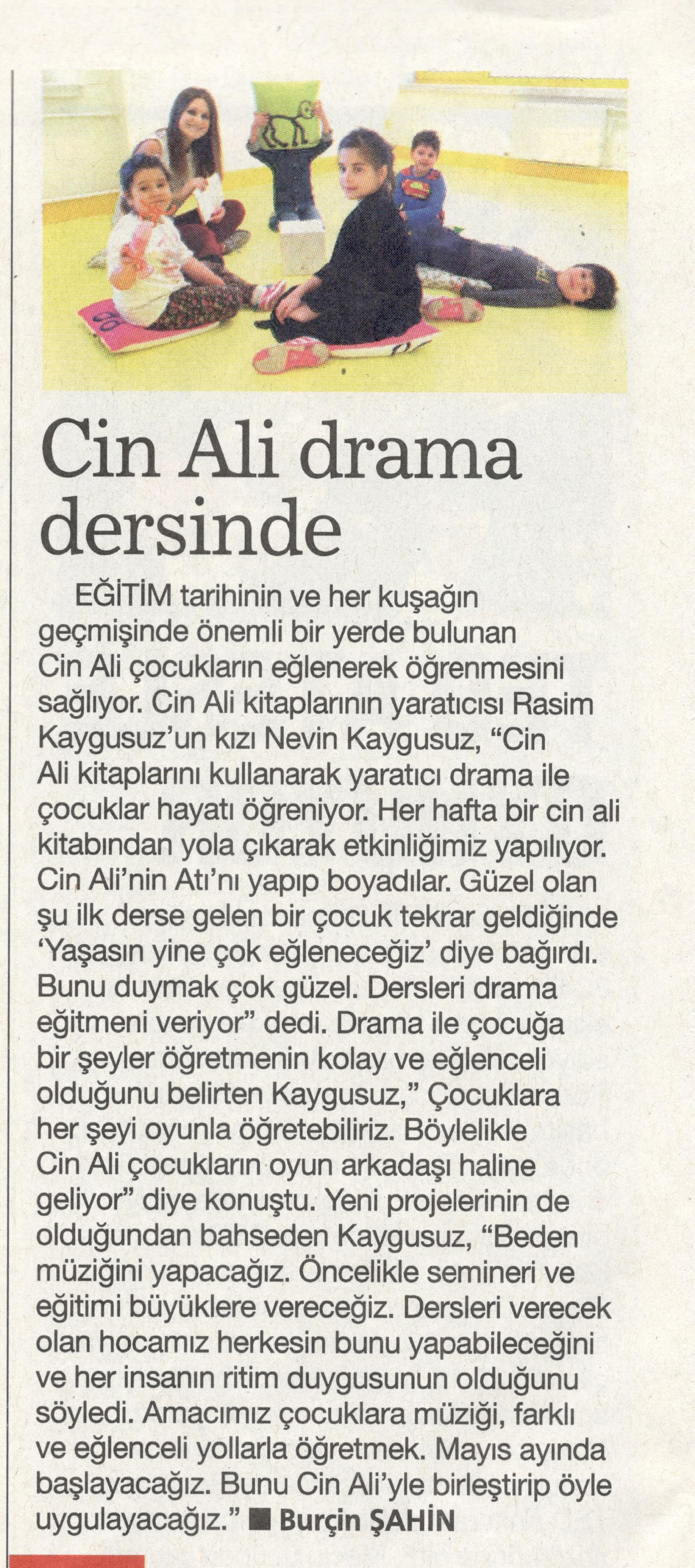 Cin Ali Drama Dersinde- Habertürk Ankara Eki