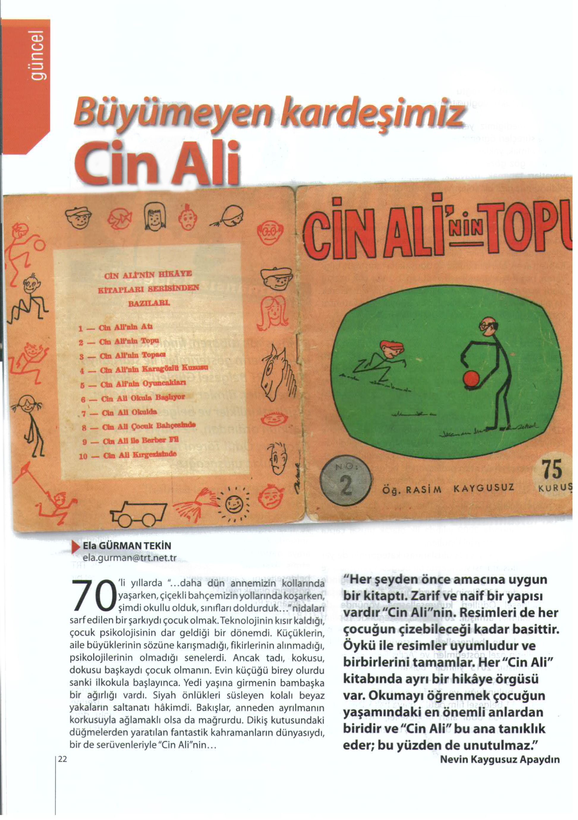 Büyümeyen Kardeşimiz Cin Ali- TRT Vizyon