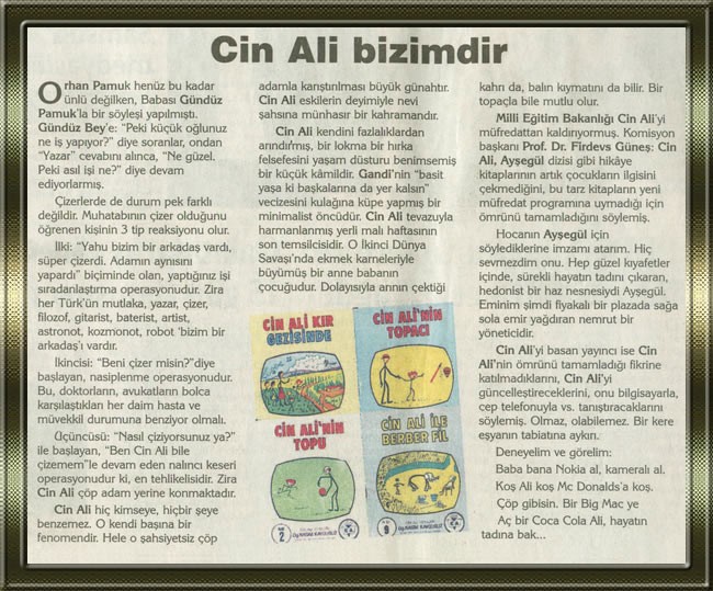 Cin Ali Bizimdir- BirGün Gazetesi